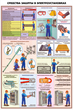 ПС29 Средства защиты в электроустановках (ламинированная бумага, А2, 3 листа) - Плакаты - Электробезопасность - Магазин охраны труда Протекторшоп